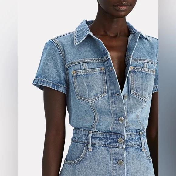 GRLFRND
Macie Denim Mini Dress - Picture 6 of 14